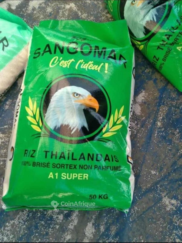 Riz Sangomar Non Parfumé 50 kg – Riz Blanc de Qualité | Toubadunya